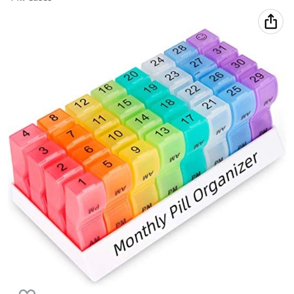 MONTHLY PILL ORGANIZER
